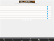 Tablet Screenshot of paul-et-arthur.com